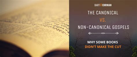 Canonical Gospels Vs Non Canonical Gospels Let S Take A Look