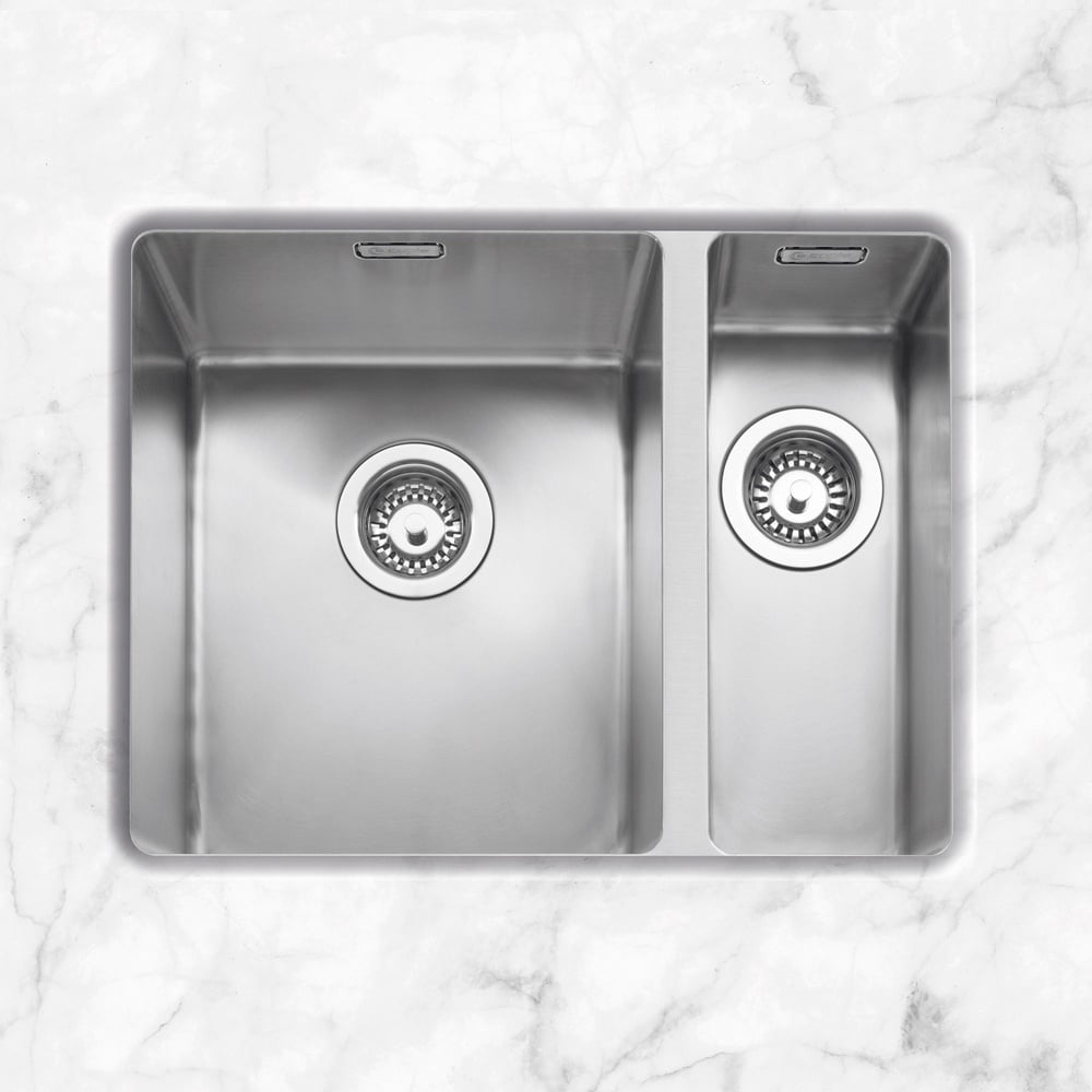 Caple Mode 3415 1 5 Bowl Brushed Stainless Steel Kitchen Sink Lhb