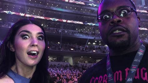 Cathy Kelley Seeks Out The Shocked Undertaker Guy In The Wrestlemania