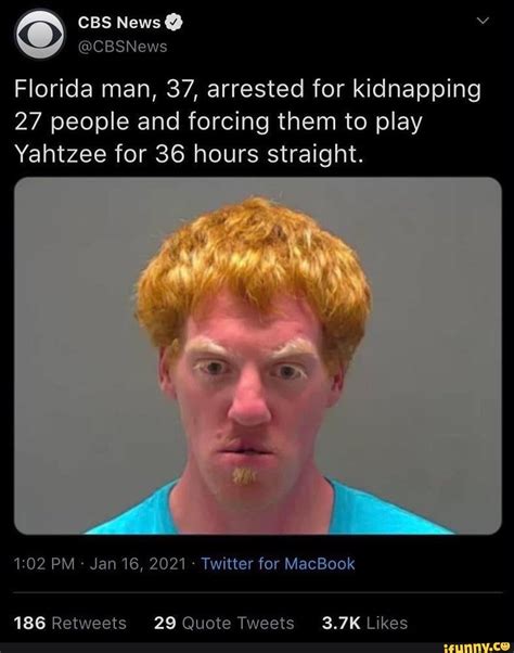 Cbs News Florida Man 37 Arrested For Kidnapping 27 People And