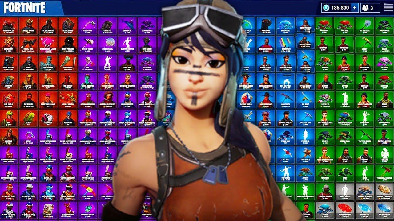 Chapter 1 Season 1 Locker Showcase Rarest Skins From Og Fortnite