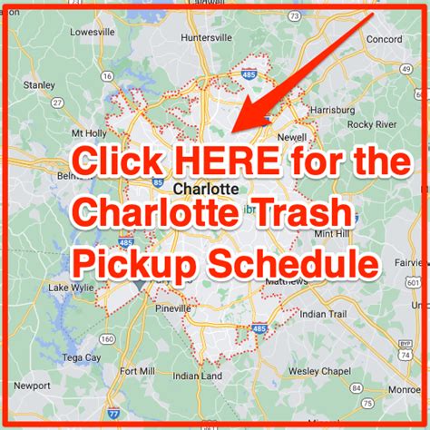 Charlotte Trash Schedule 2025 Bulk Pickup Holidays Maps