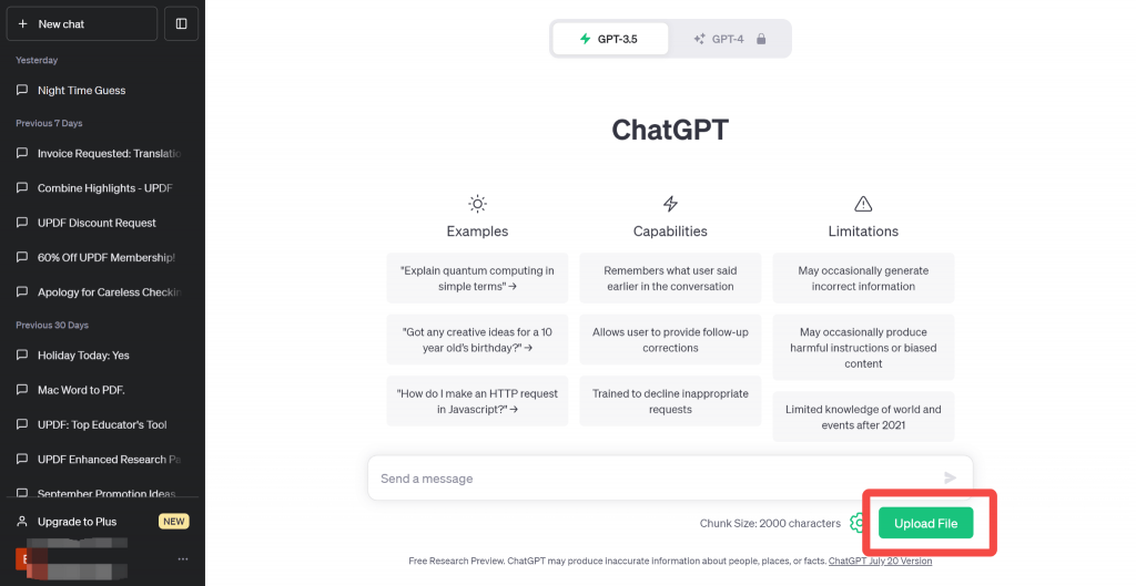 Chatgpt File Upload: Easy Data Sharing