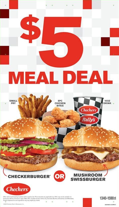 Checkers And Rally S Introduce New 5 Meal Deal The Fast Food Post