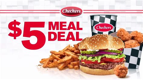 Checkers Commercial 2023 Usa 5 Meal Deal Fry Lovers Burger