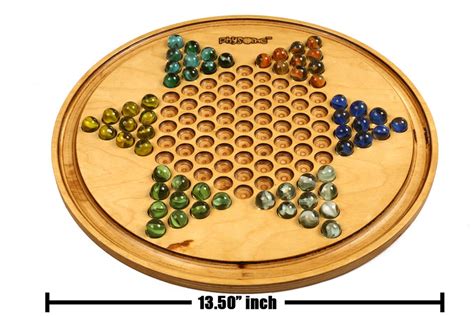 Chinese Checkers Strategy Games Wooden Checkers Board Halma Move 6