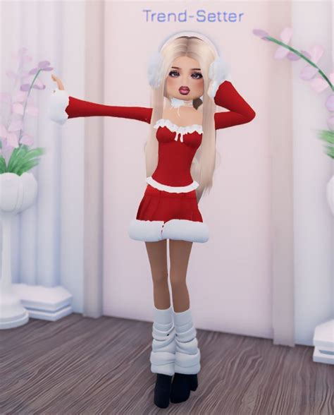 Christmas Winter Dti Outfit In 2024 Dress To Impress Christmas Dress