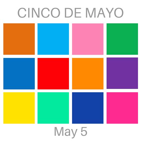 Cinco De Mayo Colors Mexican Color Inspiration