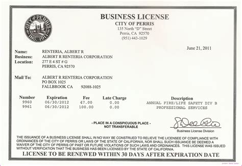 Citrus County Business License Nas Management Incorporation