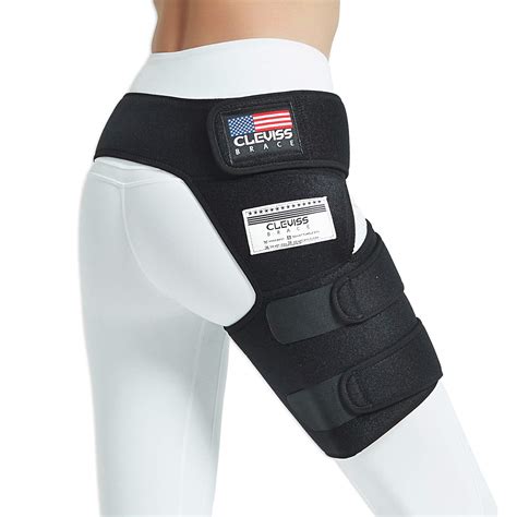 Cleviss Brace Groin Support Wrap Hip Brace For Pulled Quadriceps