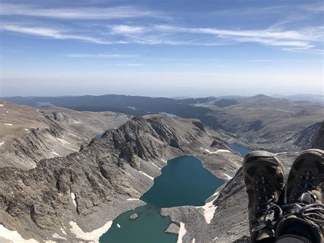 Cloud Peak Summit 13 171Ft Cloud Peak Wilderness Wyoming Us July