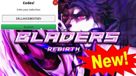 Code Bladers Rebirth M I Nh T Th Ng 01 2025 Spins X2 Exp