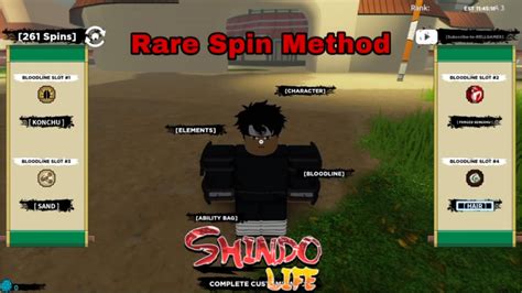 Code How To Get Rare Bloodlines Using This Method Shindo Life