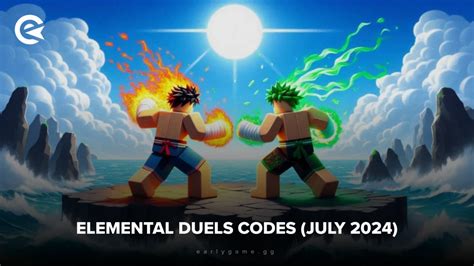 Codes For Elemental Duels