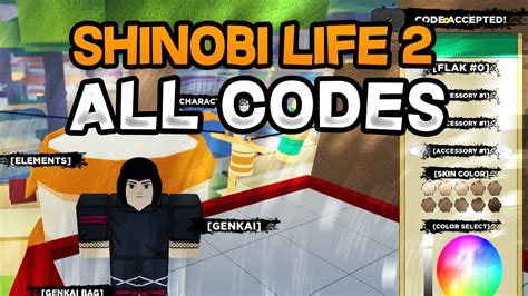 Codes For Shinobi Life 2 2025 Caleb Sameer