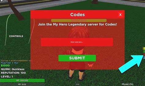 Codes L Gendaires De Roblox My Hero Avril 2022 Blocs News