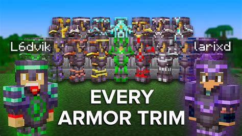 Collecting Every Armor Trim In Minecraft Youtube