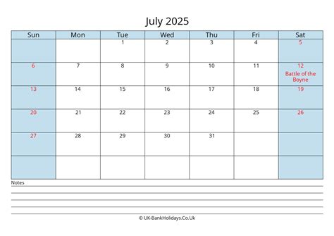 Collection Of July 2025 Photo Calendars With Image Filters