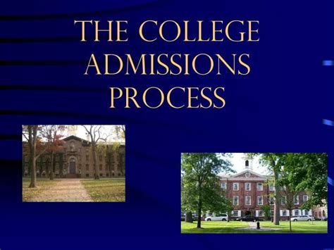 College Application Process Ppt Download