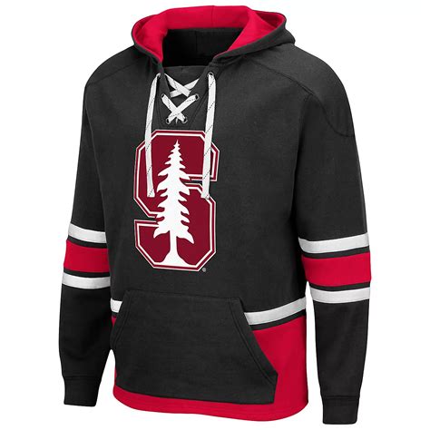 Colosseum Stanford Cardinal Lace Up 30 Pullover Hoodie Academy