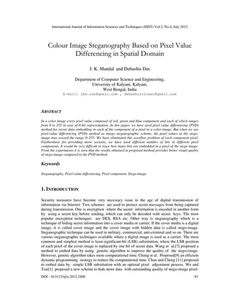 Colour Image Steganography Based On Pixel Value Differencing In Spatial