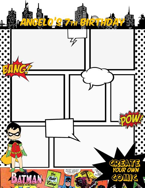 Comics For Kids Printable