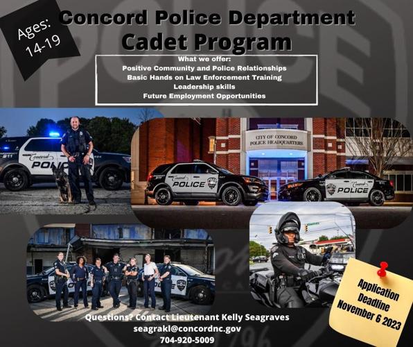 Concord Welcomes New Officers Seeking Applicants For Cadet Program