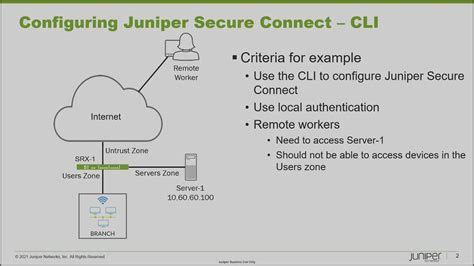 Configuring Juniper Secure Connect Cli Juniper Networks Us