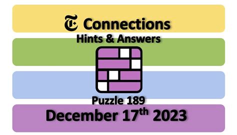 Connections Hint March 21: Unlock Insights