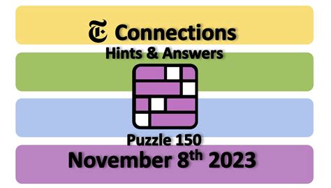 Connections Hint: Solve November 9 Puzzles Easily