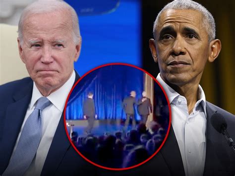 Conservatives Liberals Clash Over Biden S Freezing Moment With Obama