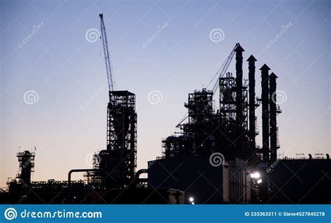 Construction In Oil And Gas Alberta Canada Stock Image Image Of