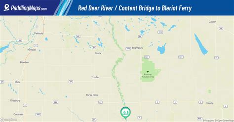 Content Bridge To Bleriot Ferry Red Deer River Alberta Trip