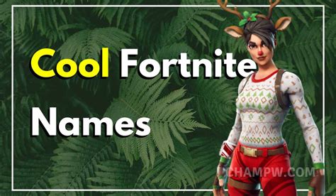 Cool Fortnite Names: Standout Ideas