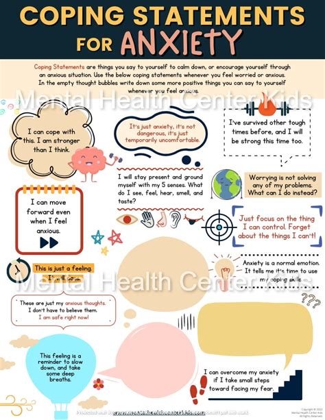 Coping With Anxiety For Teens Worksheets