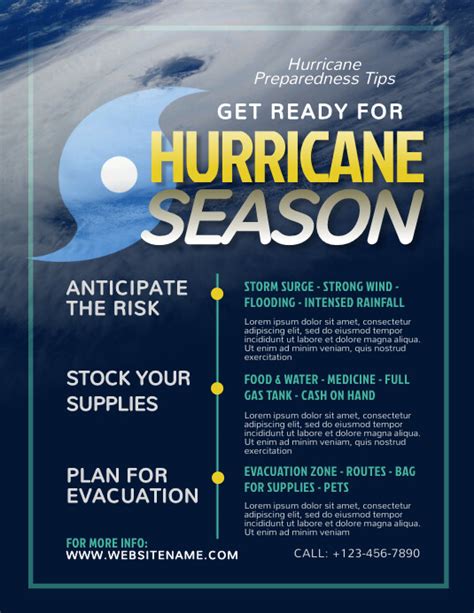 Copy Of Hurricane Preparedness Flyer Postermywall