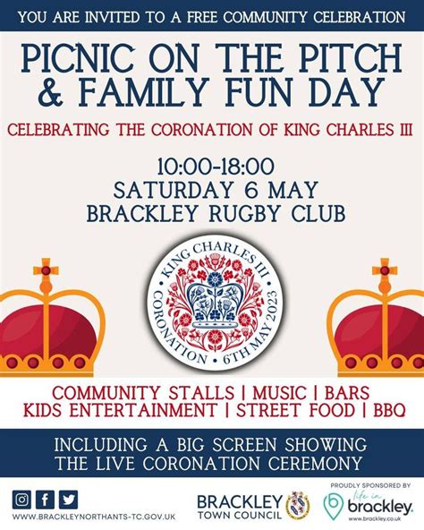 Coronation Picnic On The Pitch Family Fun Day Brackley Rugby Club