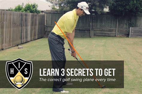 Correct Golf Swing Plane: 3 Secrets 90% Of Golfers Don't Know — Hitting ...