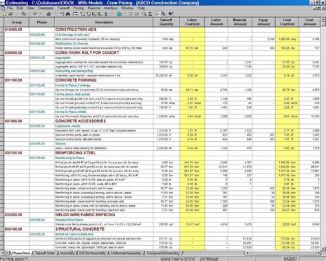 Cost Breakdown Template Db Excel Com