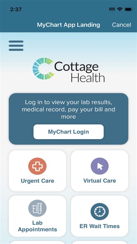 Cottage Health Mychart For Iphone Download