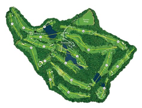 Course Layout Yale Golf Course