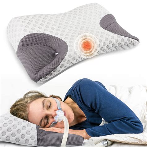 Cpap Memory Foam Pillow For Side Sleeper Sleep Apnea Pillow For