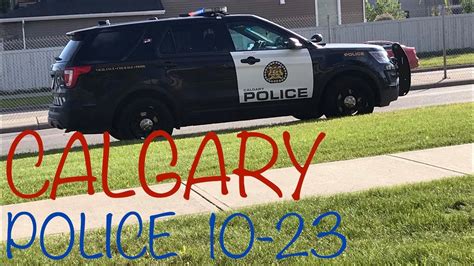 Cps Calgary Police Service On Scene Youtube