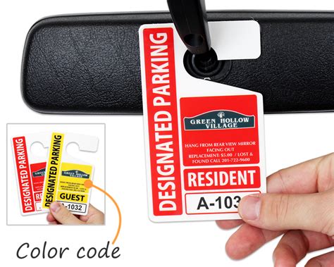 Custom Parking Hang Tags See In Action