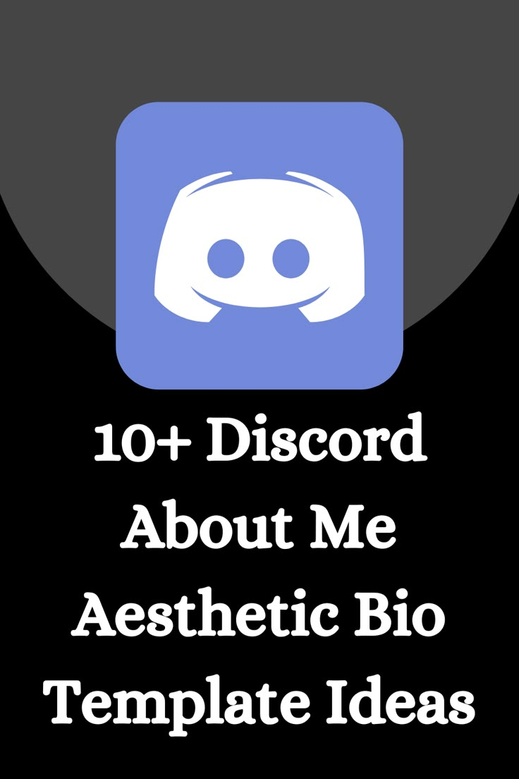 Cute Discord Bio Template