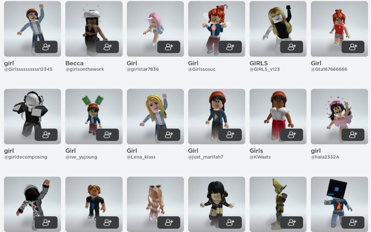 Cute Girl Names For Roblox