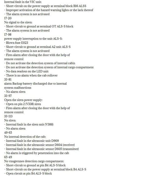 Daf Lf Cf Xf Truck Fault Codes Dtc Als Ags Pdf For Free