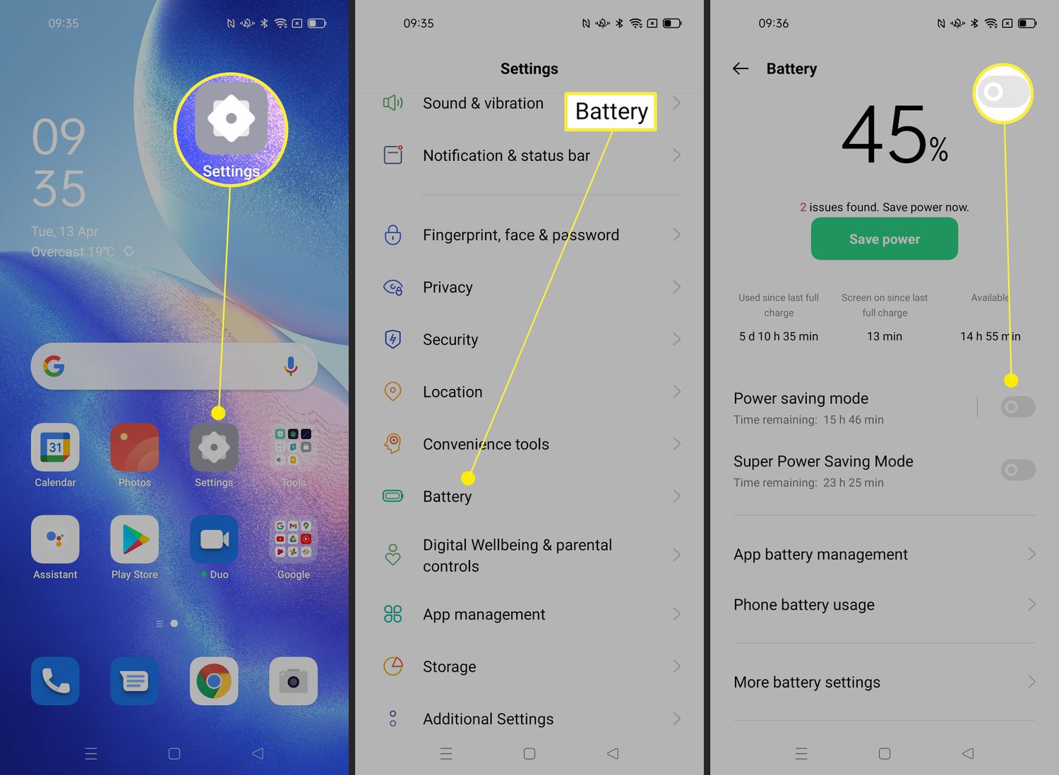 Dark Mode Snap Android: Save Battery