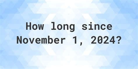 Days Until November 1