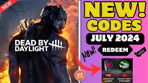 Dbd Codes 2024 Dead By Daylight New Code Dbd Bloodpoint Codes Youtube